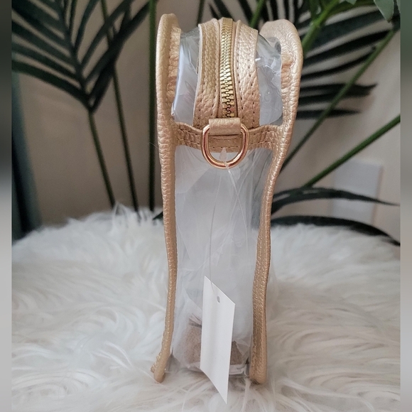 NWT Clear and Gold Game Day Purse - Picture 5 of 7